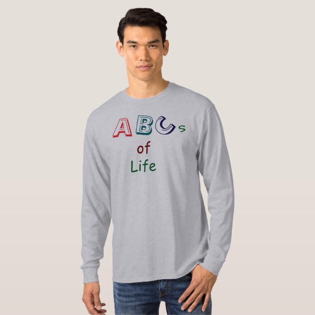 ABCs des Lebens T-Shirt (Vorne ganz)