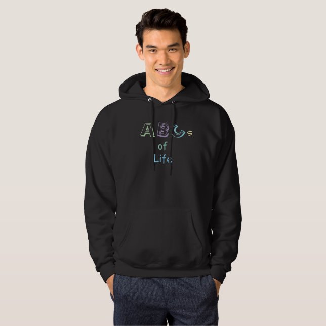 ABCs des Lebens T-Shirt Hoodie (Vorne ganz)