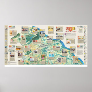ABCs des York Landkreis Poster