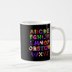 Abcs Learning Kindergarten Lehrerin Funny Hallowee Kaffeetasse