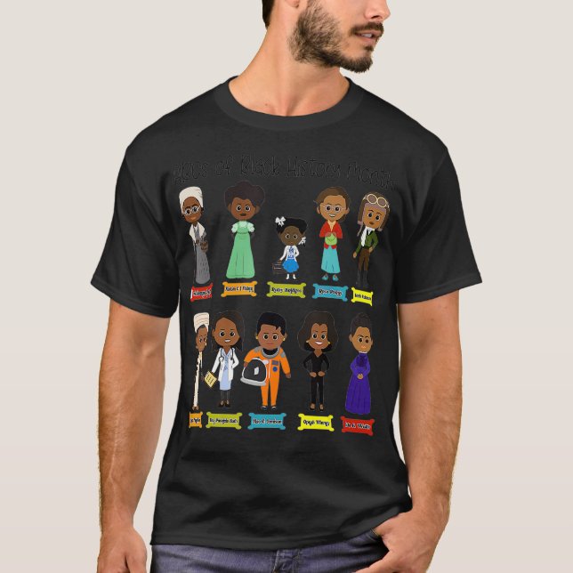 ABCs of Black History Month Pride Women Men Teache T-Shirt (Vorderseite)