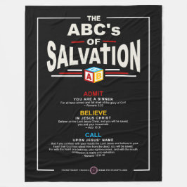 ABCs of Salvation Fleecedecke