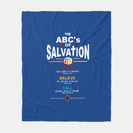 ABCs of Salvation Fleecedecke