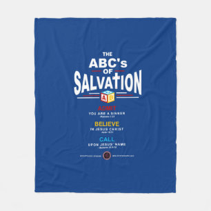 ABCs of Salvation Fleecedecke