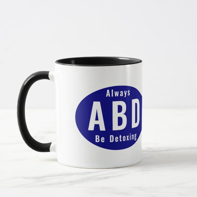 ABD ist immer schädlich Tasse (Links)