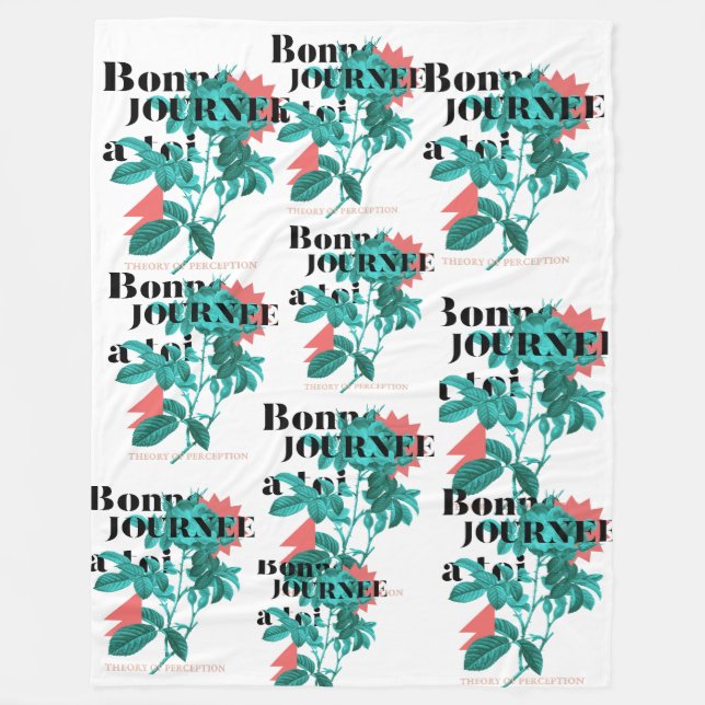 Abdeckung aus Polwolle & Sherpa Fleecedecke (Vorderseite)