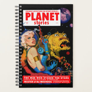 Abdeckung der Planeten Geschichten Juli 1952 Planer
