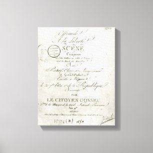 Abdeckung für die Kerbe von 'Offrande ein La Leinwanddruck