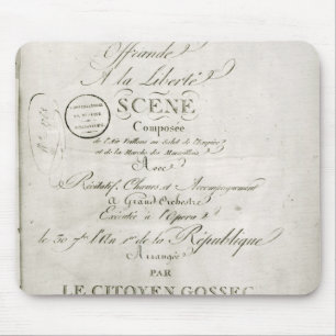 Abdeckung für die Kerbe von 'Offrande ein La Mousepad