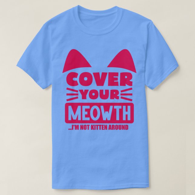 Abdeckung Ihrer Katze 1 T-Shirt (Design vorne)