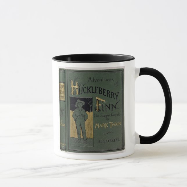 Abdeckung von "Abenteuern von Huckleberry Finn" Tasse (Rechts)