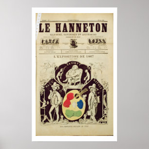 Abdeckung von "Le Hanneton", 'den Künstler-BEF Poster