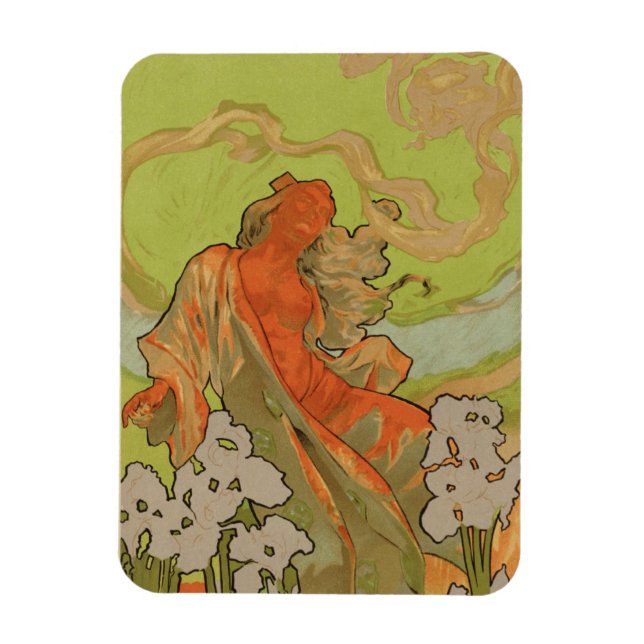 Abdeckung von Score und Libretto der Oper "Iris",  Magnet (Vertikal)