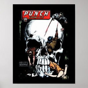 Abdeckungs-Kunst der Durchschlags-Comic-#12 Poster