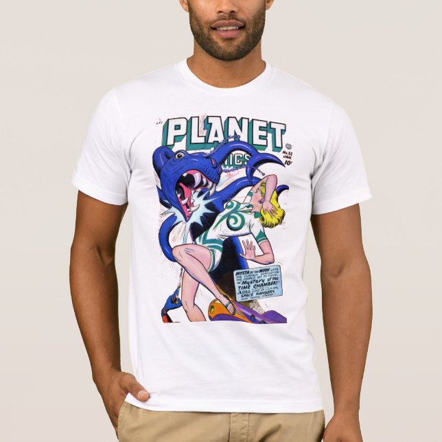 Abdeckungs-Kunst-Planeten-Comicen #52 T-Shirt (Vorderseite)