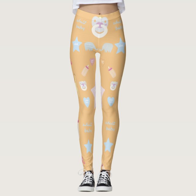 ABDL Leggings | Baby4Life | Supercute! (Vorderseite)