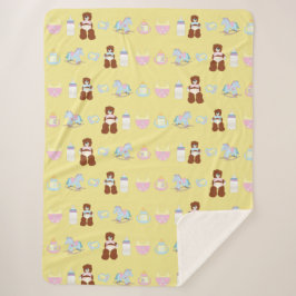 ABDL so niedliche | Baby4life | ABDL volle Decke Sherpadecke