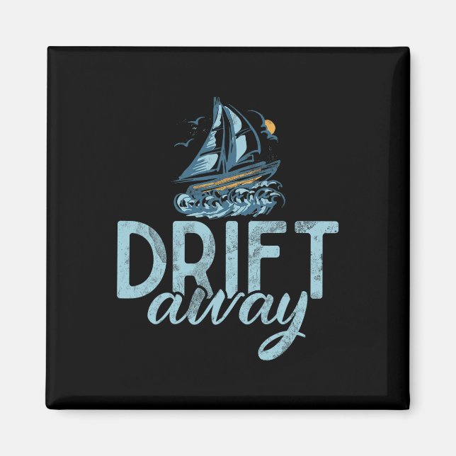 Abdrift Bootfahren  Magnet (Vorne)