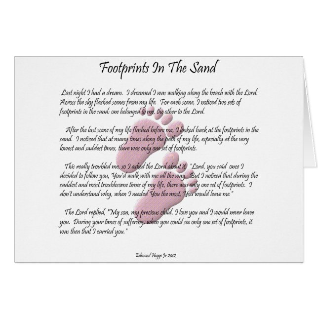 Abdrücke im Sand (Vorderseite (Horizontal))