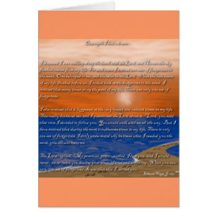 Abdrücke im Sand-Gedicht