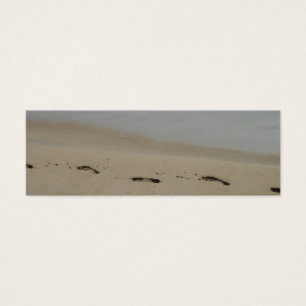 Abdrücke im Sand Lesezeichen