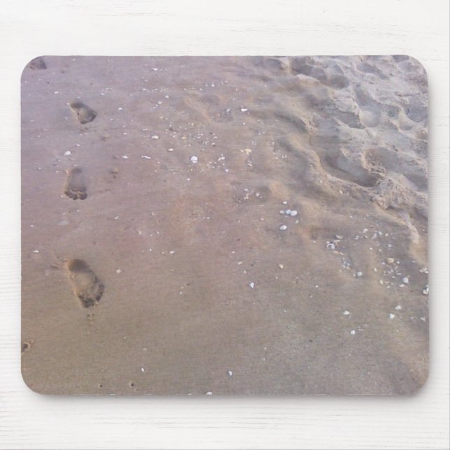 Abdrücke im Sand Mousepad (Vorne)