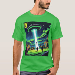 Abduktion Comic: Ein Retro-Sci-Fi-Abenteuer T-Shirt