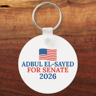 Abdul El-Sayed für den Senat Michigan Wahl 2026 Schlüsselanhänger