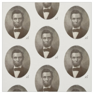 Abe Abraham Lincoln amerikanischer Stoff