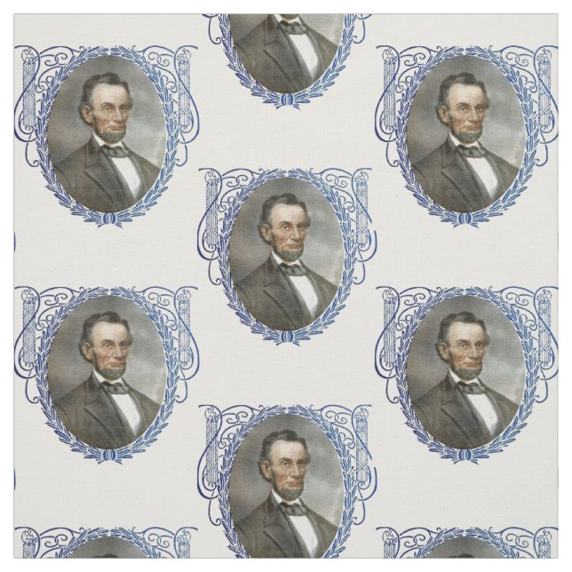 Abe Abraham Lincoln amerikanischer Stoff (Muster)