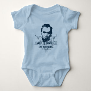 Abe ist ist Abesome ehrlich Baby Strampler