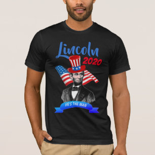 Abe Lincoln 2020 Er ist der Mann T-Shirt