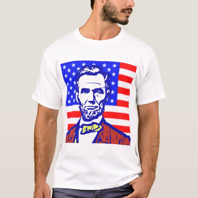 ABE LINCOLN 3 T - Shirt (Vorderseite)