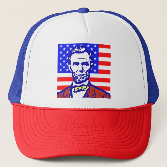ABE LINCOLN 3 TRUCKERKAPPE (Vorderseite)