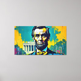 ABE LINCOLN 4 LEINWANDDRUCK