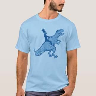 Abe Lincoln, das einen T-Rex T - Shirt reitet