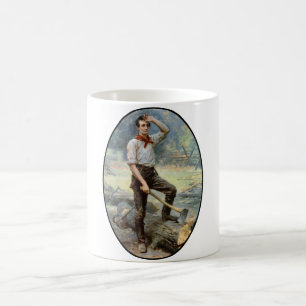 Abe Lincoln -- Der Schienen-Teiler Tasse