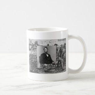 Abe Lincoln "Destroy Enemies" Weisheit Zitat Gesch Tasse