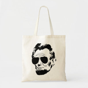 Abe Lincoln Funny Abraham Lincoln Portrait mit Su Tragetasche