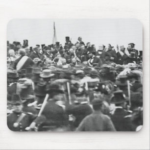 Abe Lincoln Gettysburg-Adresse: Ende des Bürgerkri Mousepad