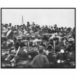 Abe Lincoln Gettysburg Rede: Ende des Zivilen Krie Freistehende Fotoskulptur<br><div class="desc">Abraham Lincoln war ein amerikanischer Staatsmann und Rechtsanwalt, der vom März 1861 bis zu seiner Ermordung im April 1865 als 16. Präsident der Vereinigten Staaten diente. Lincoln führte die Nation durch den Zivilen Amerikanischen Krieg, seinen blutigsten Krieg und seine bestste moralische, verfassungsmäßige und politische Krise. Am Ende des Zivilen Krieges...</div>