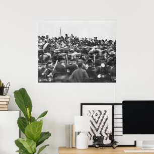 Abe Lincoln Gettysburg Rede: Ende des Zivilen Krie Poster