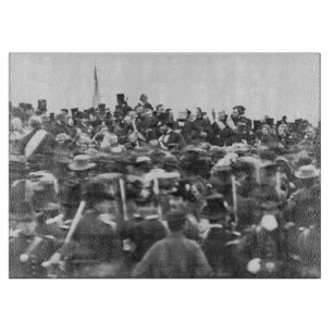 Abe Lincoln Gettysburg Rede: Ende des Zivilen Krie Schneidebrett