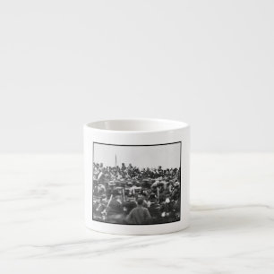 Abe Lincoln Gettysburger Ansprache: Ende des Bürge Espressotasse