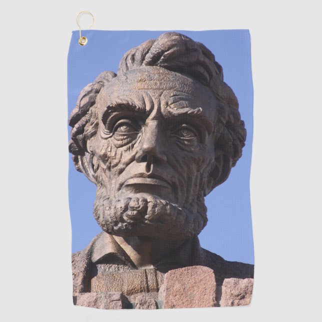 Abe Lincoln Golf Towel Golfhandtuch (Vorderseite)