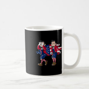 Abe Lincoln Griddy Amerikanische Flagge 4. Juli Kaffeetasse