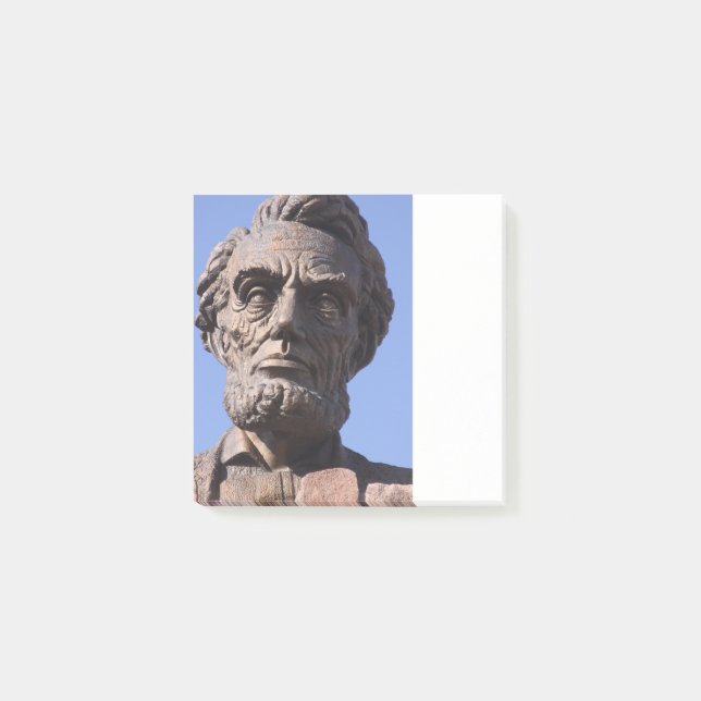 Abe Lincoln Post it Notes Post-it Klebezettel (Vorderseite)