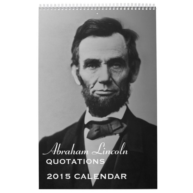 Abe Lincoln Quotes 2015 Kalender (Titelbild)