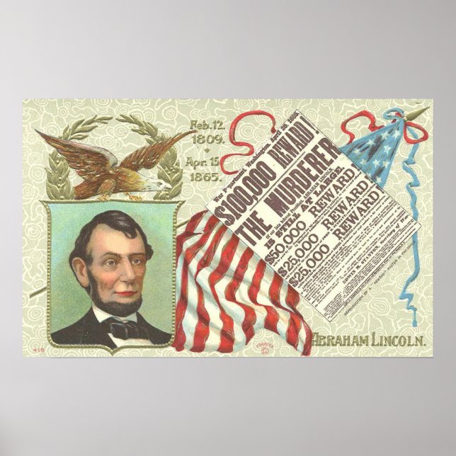 Abe Lincoln Vintage Poster (Vorne)