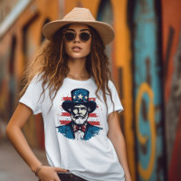 Abe Lincoln Vintager Unabhängigkeitstag 4. Juli